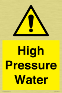 High Pressure Water